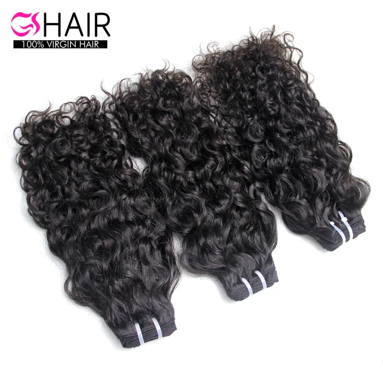 

9A 3 Bundles Freetress Water Wave Hair Bundles 8-30Inch Wholesale 100 Human Hair, Natural color