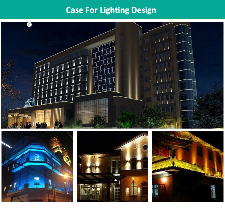 Wall wash building shape IP65 waterproof ultra thin 10w 20w 30w 50w 100w 200w outdoor led flood light