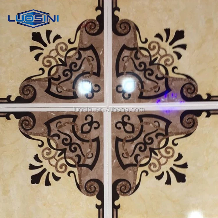 
2017 luosini pvc ceiling panel60*60 plastic building material in China 