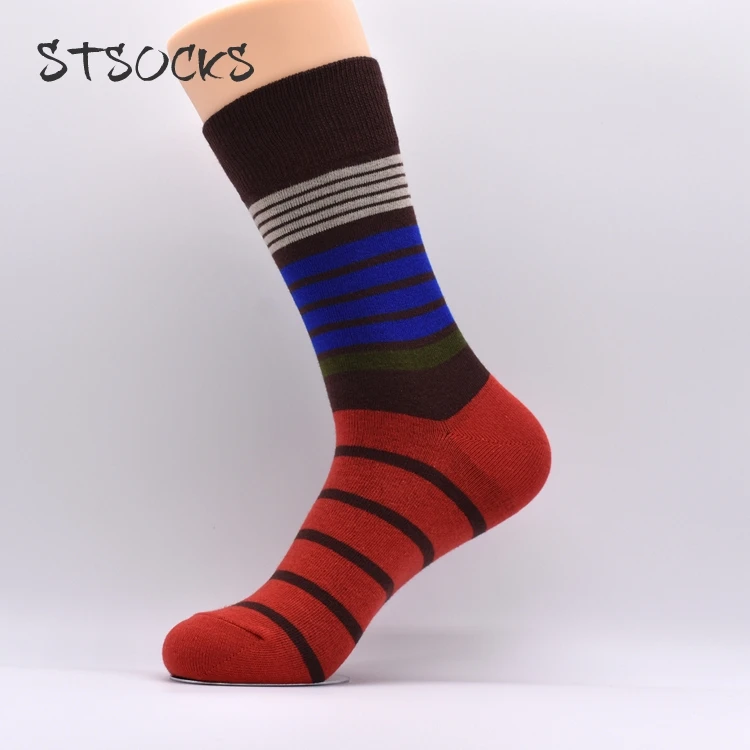 

New Arrived Fashion Design Customized Summer Male Cycling Knitting Sweat-Absorbent Men Crew Socks