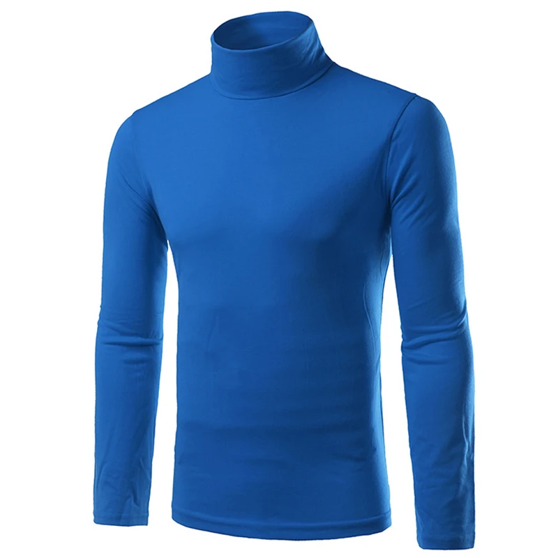 100% Acrylic Polo Neck Plain Knit Men's Blank Polo Neck Sweater T ...