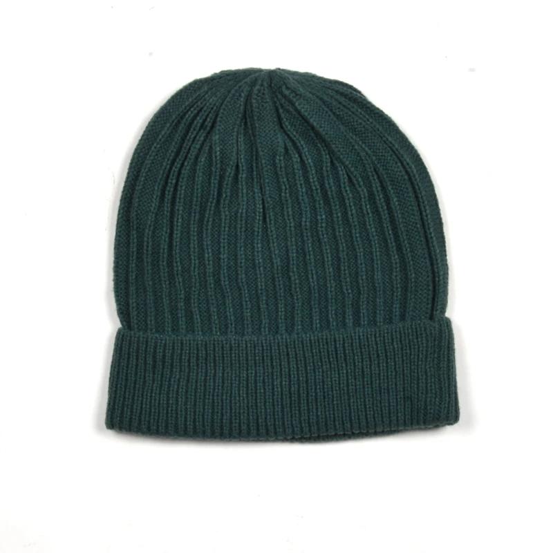 Wholesale Custom Organic Bamboo Knitted Beanie Hat With Leather Patch ...