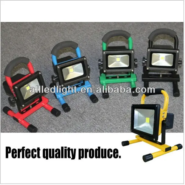 LED Protable Flood Light Rechargeable-10W,Shell Color Green