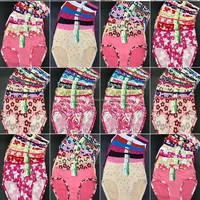 

0.4USD 26-35CM Big Waist Nepal/Nigeria/Vietnam/Cambodia Hot Sale Assorted Fllowers Good Quality Women Underwear/Panty (gdzw168)