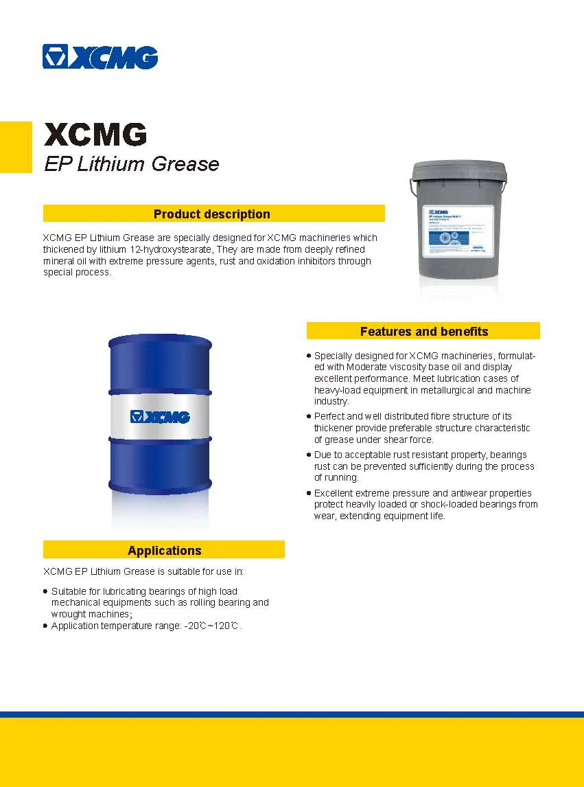 Xcmg Ep Lithium Grease Nlgi 3 Buy Ep Lithium Grease Nlgi 3,Lithium