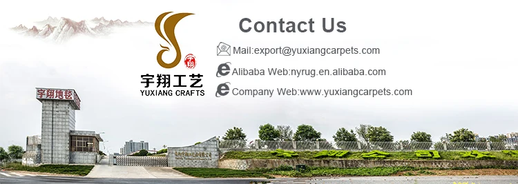 Nanyang Yuxiang High Quality Beautiful Floral Pattern Persian Knot Hand-made Pure Silk Carpet for Home Decor