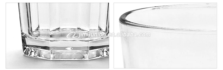 wholesale unbreakable Polycarbonate plastic cold drink Glass Cup cooler water glass cup juice drinking glasses Tumblers