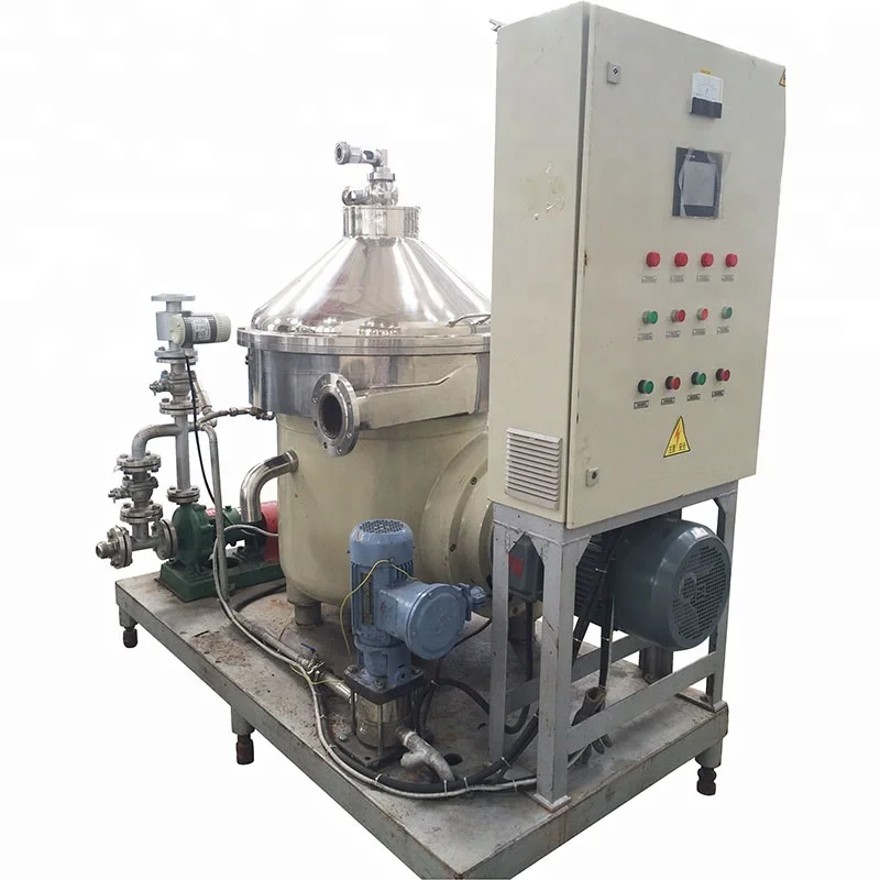 Automatic Control Disc Separator with 15 kW Motor Power 1600 kg Weight and 1800*1200*2030 mm Dimension for Liquid Solid Separation
