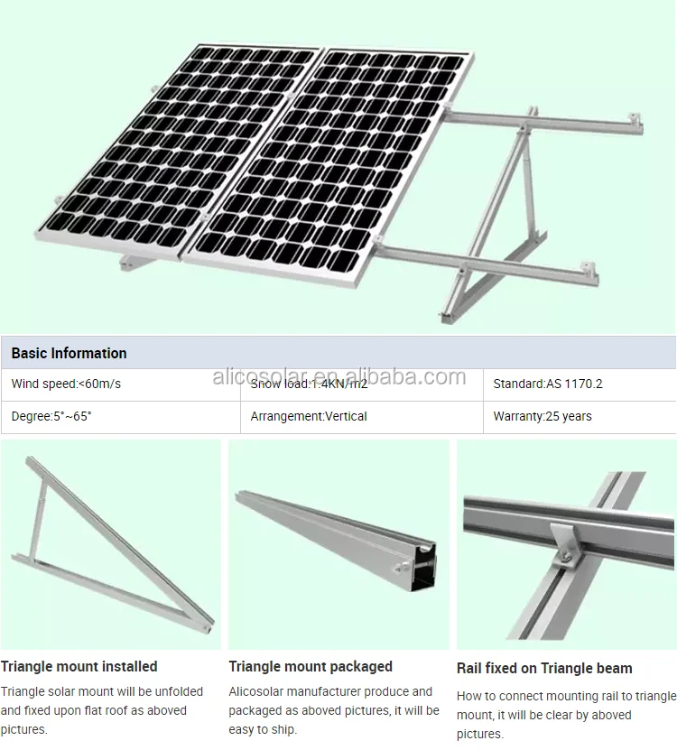 solar panel rack system