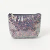 Glitter Travel Makeup Cosmetic Bag Plain