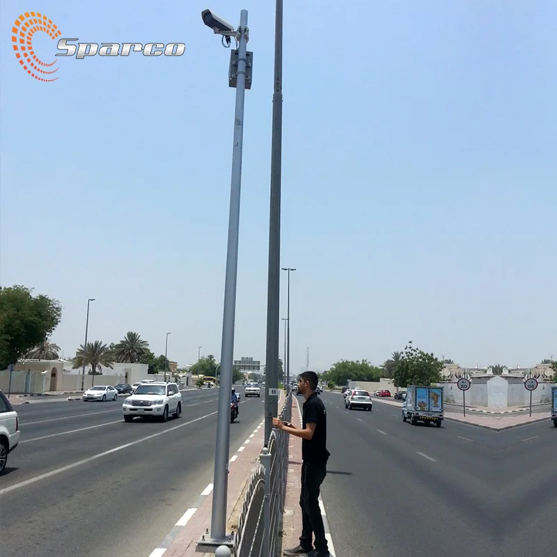 Time Tested 6m Cctv Poles Stainless Steel Cctv Camera Mounting Poles