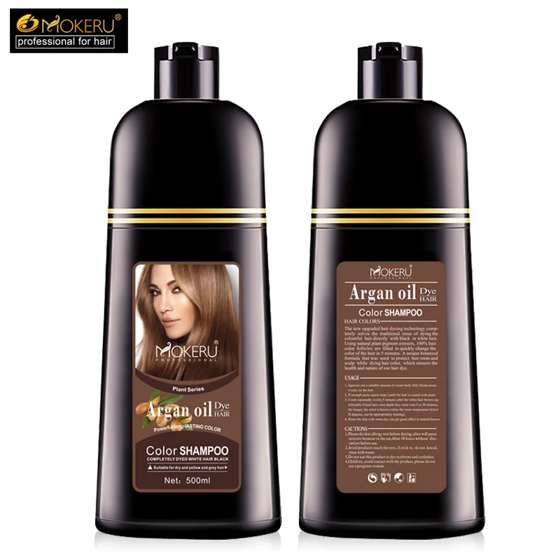 

Permanent natural herbal hair dye wine red hair color shampoo for wholesale