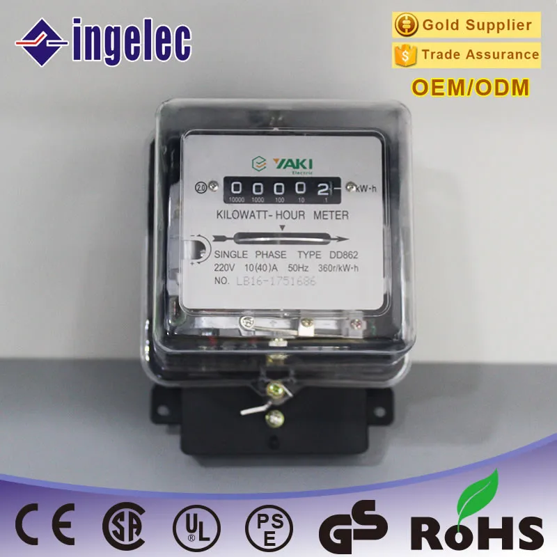 Dd Series Single Phase Electrical Type Analog Kwh Meter Buy Analog