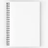 Low MOQ Customized cover design lined pages spiral notebooks on sale