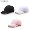 TONGYANG Men Women Baseball Cap Bboy Adjustable Casual Snapback Sport Hip-Hop Ball Hat Baseball Caps Black Pink White