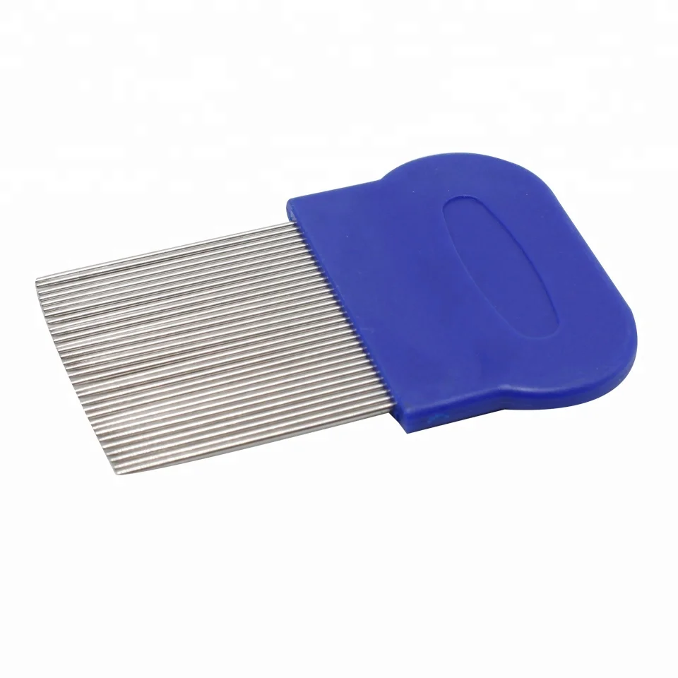 

Supply new arrive metal pet head lice louse comb, Purple,blue ,pink,red