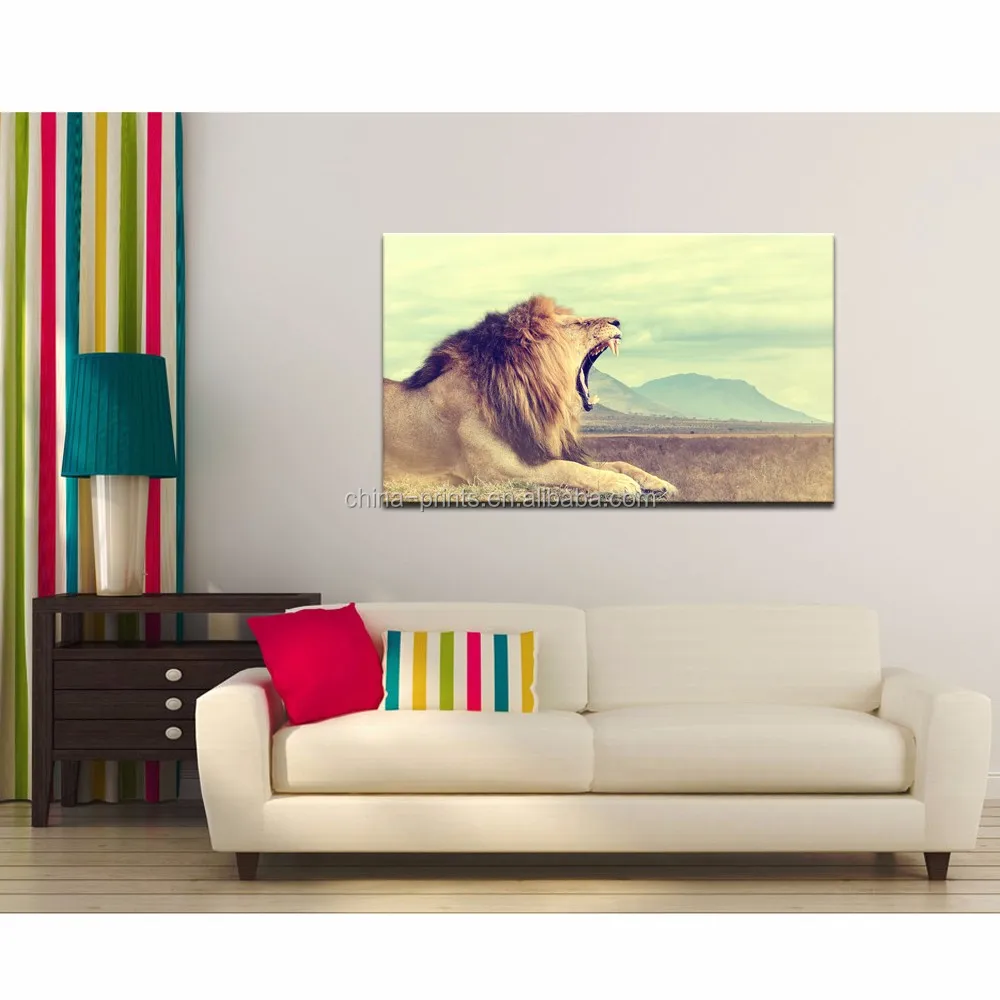 Framed Modern Home Decor HD Print Animal oil painting canvas Wall Art Horse T07