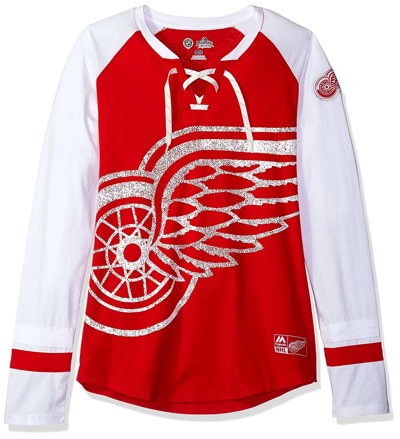 red wings shirt women's