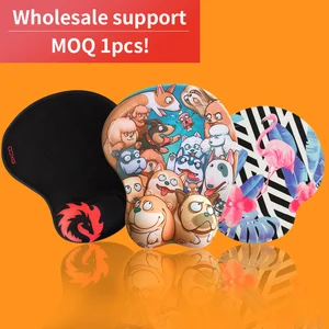 EXCO OEM Low MOQ custom high quality cheap wrist rest mouse pad with quick delivery service
