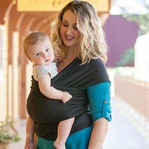 Image of Safety cotton baby carrier sling wrap for breastfeeding