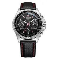 

wholesale megir brand quartz watch model 1010 fake chronograph cheap watch men