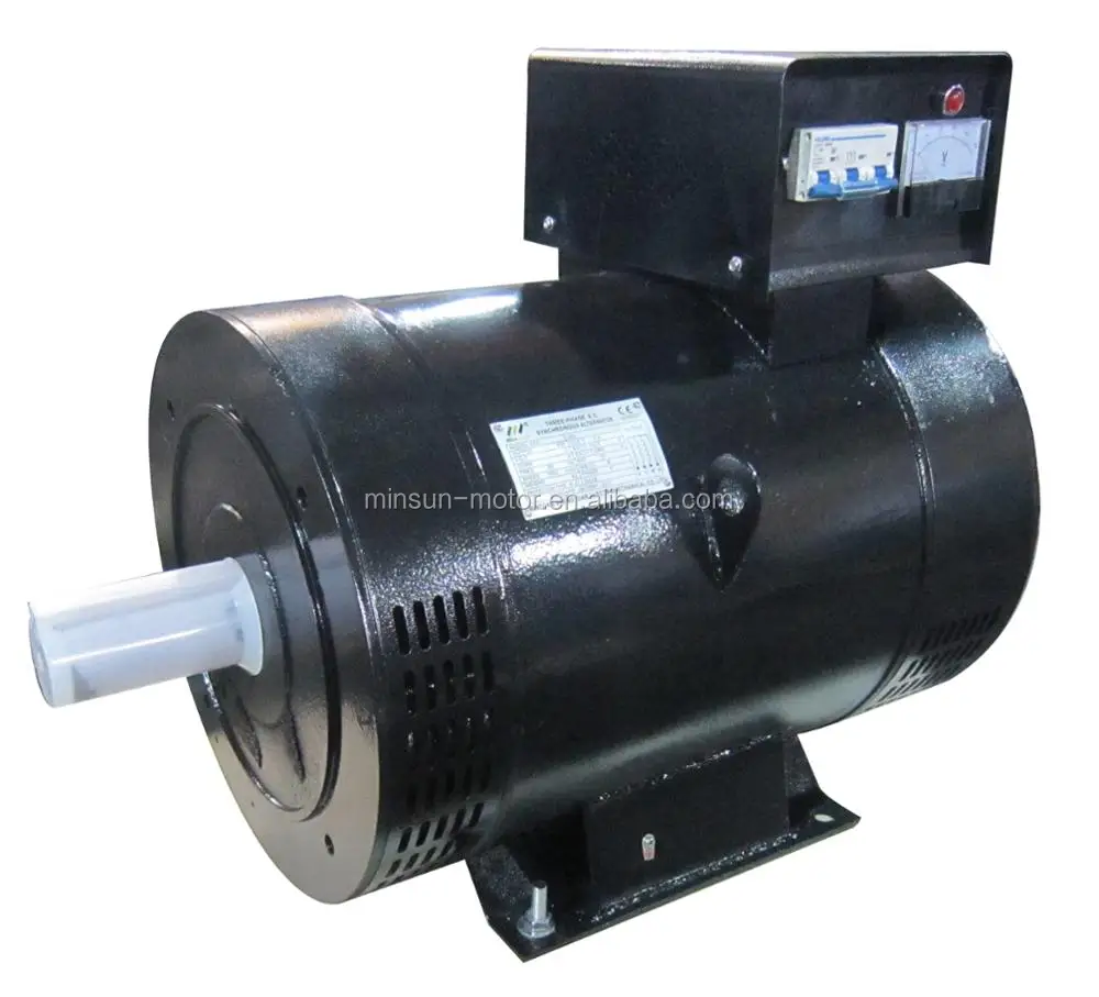 Small Power Range 3kw 50kw Brush Self Excited Alternator 220v 5kw