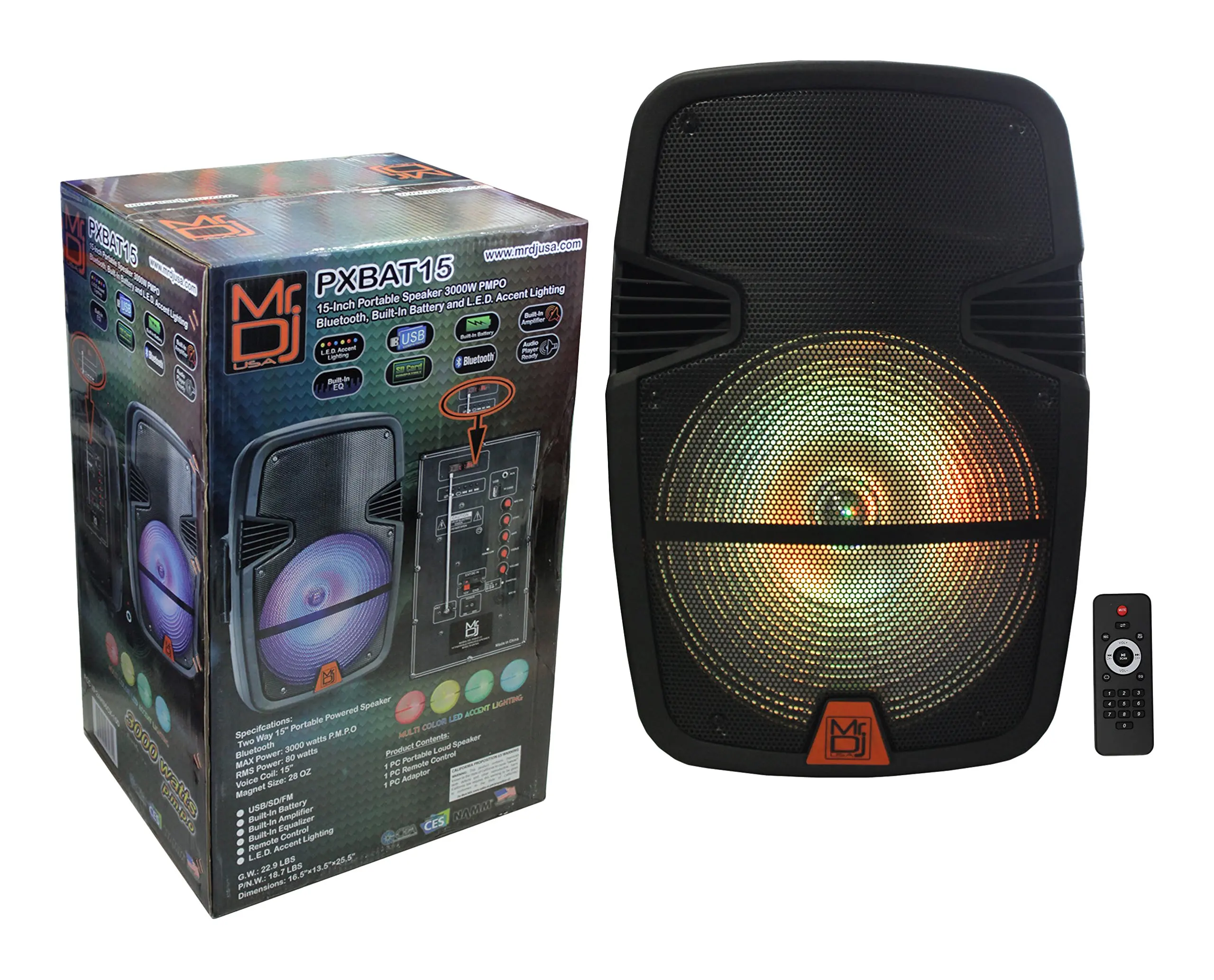 dj123 speakers