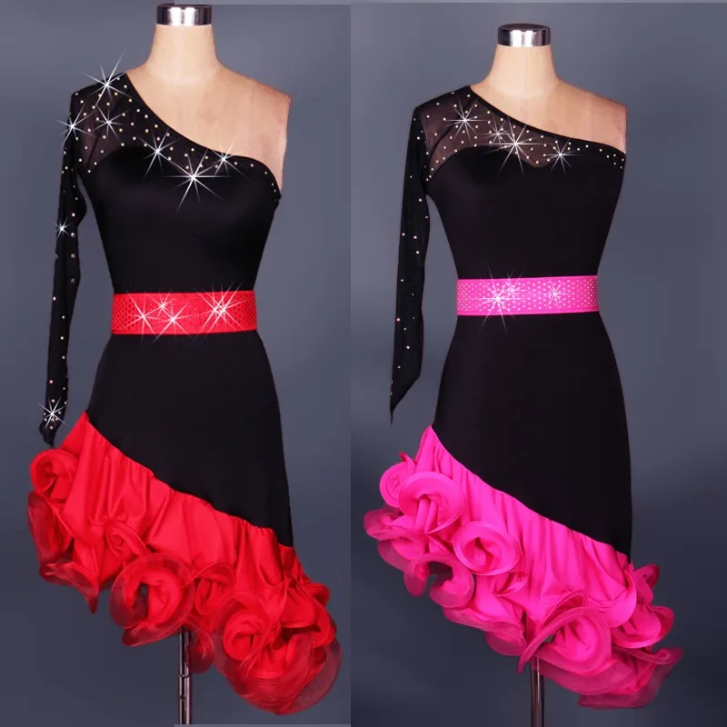 Octl028 Latin Dancing Performance Wear Red Kids Latin Dresses - Buy High  Quality Dance Dresses Latin,Latin Dance Dress Cheap,Dress For Dance Product  on 