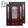 Factory Unfinished Hand carved Solid Wooden Door Frame for Sale