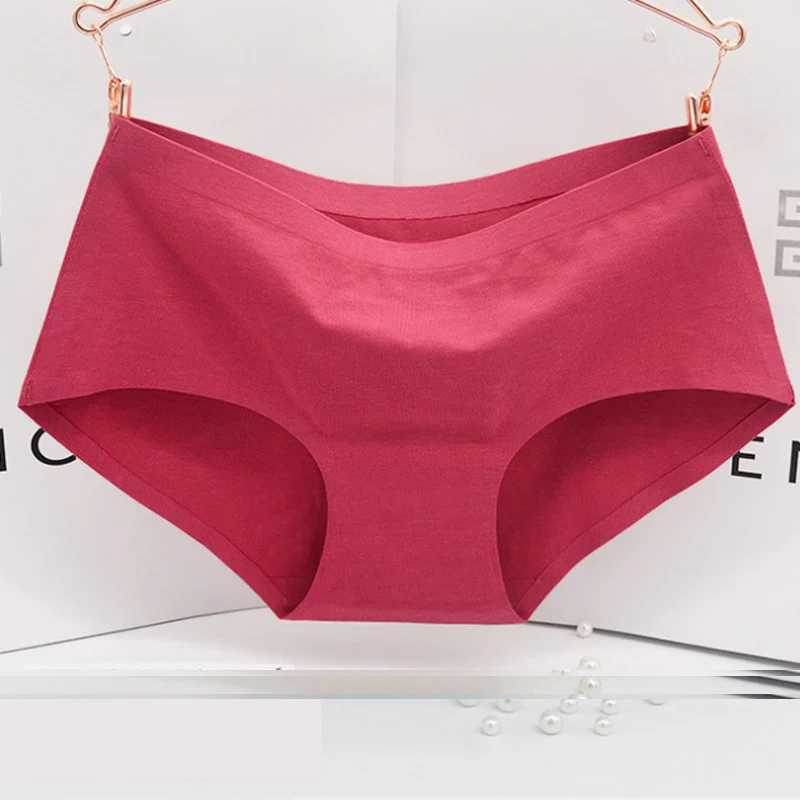 Women Underwear Cotton High Quality Summer Panties Cotton Plain Color Lady Underwear Cotton