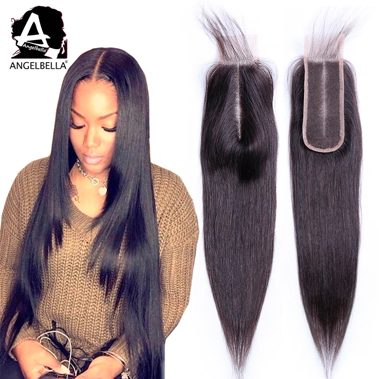 

Kim K Lace Closure Full Density Swiss Lace Closure 2x6 Long Full Middle Part Human Hair Top Lace Closure And frontal