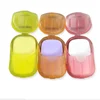 20 Pcs Outdoor Travel Bath Tablets Portable Hand Washing Small Sheet Paper Soap