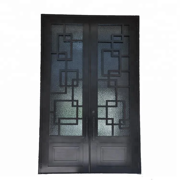 Venta al por mayor puertas de fierro modernas-Compre online los mejores