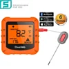 Bluetooth Meat Thermometer,Instant Read/APP WIFI Remote/Alarm Monitor/Wireless Digital BBQ Thermometer With 6 Waterproof Probes