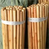 Factory direct sales Wood Pole Material and Unextensible Handle Type Clear eucalyptus wooden mop handle/broom stick
