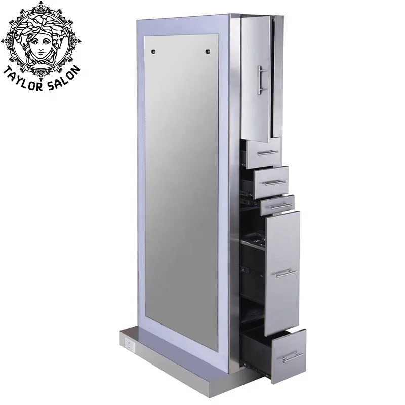 

barbershop station mirror salon station set salon led light station mirror