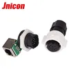 Round connector waterproof 9 pin male circular auto electrical connector female right angle M19