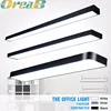 Aluminum rounded corners office lighting acrylic led hanging panel lights