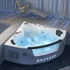Bath Supplier Hot Tub With Whirlpool Spa Music LED Shower In Cheap Price Indoor