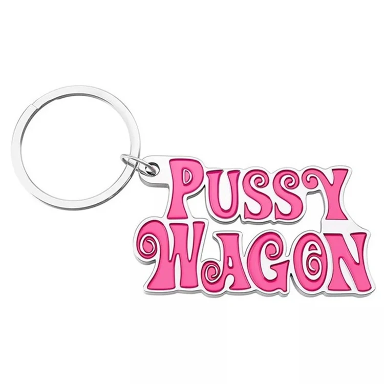 Pussy Wagon Metal Key Chain Keychain Kill Bill Tarantino
