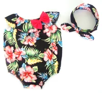 

Wholesale baby clothes newborn baby girl floral romper