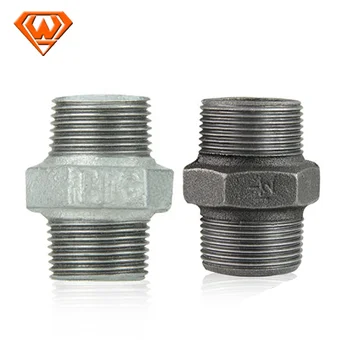 Plumbing Materials Water Faucet Malleable Iron Fitting Drinking Nipple