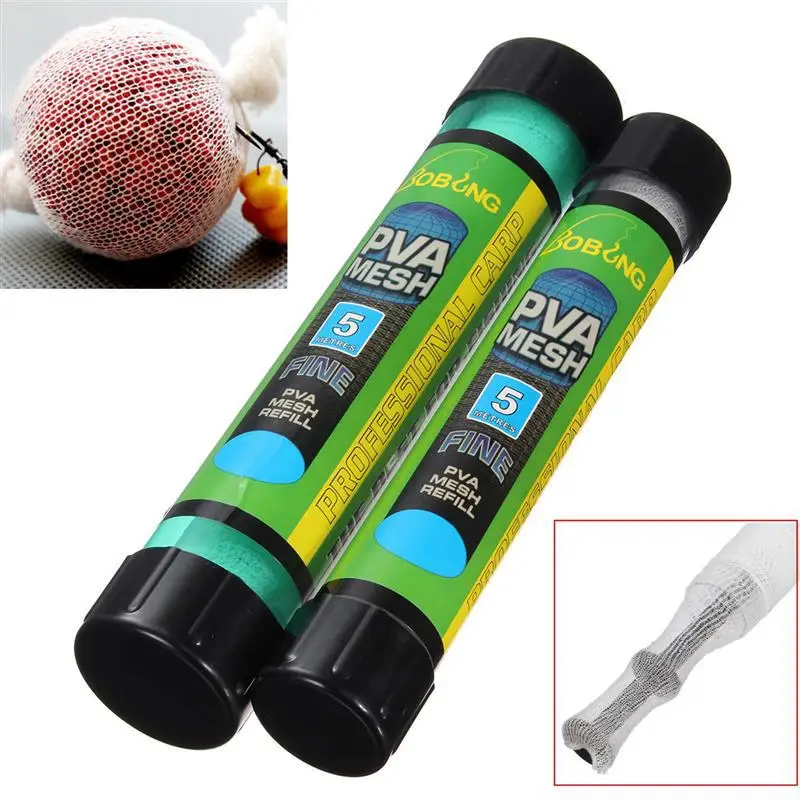 

Top Tackle Popular Size UK Market 37MM 5M Refill In PVA Mesh Kits For Carp Fishing, White