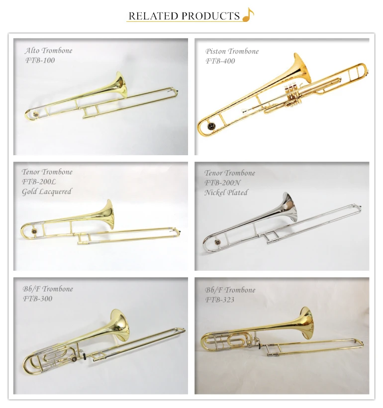 Professional Orchestra Woodwind Wind Instrument Slide Yellow Brass Bell