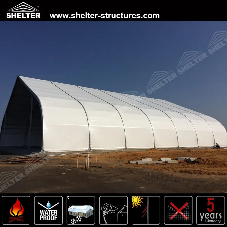 clamshell structures