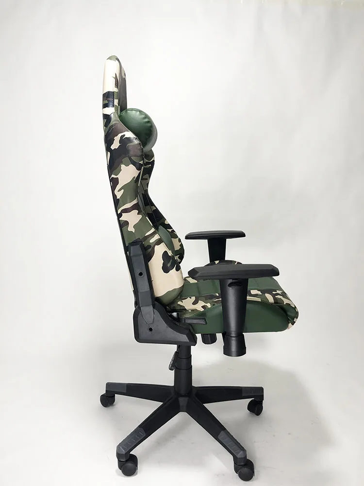 New Design Camouflage Style PU Leather Hight Adjustable Swivel  Computer Racing Gaming Chair for Gamer