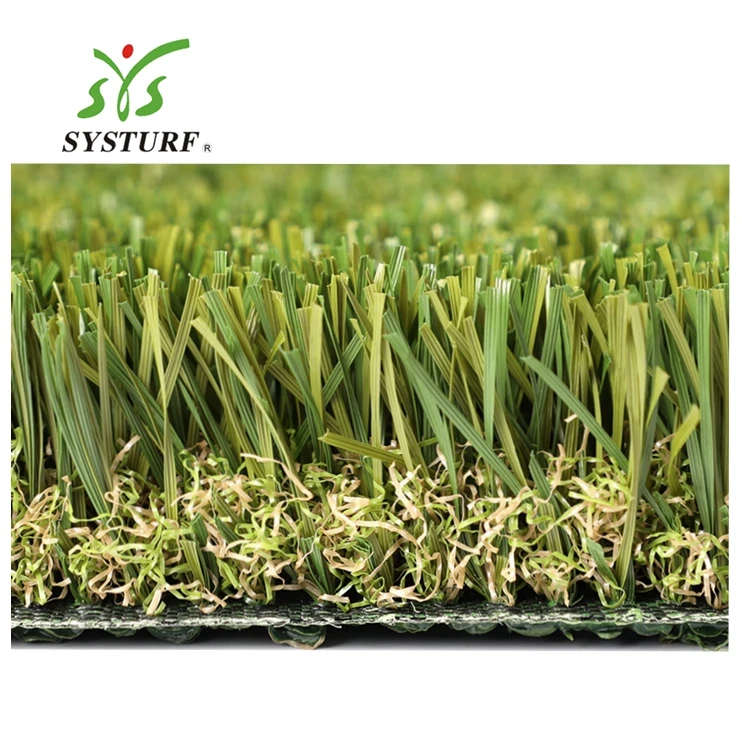 

15 Feet width PU Backing W Shape Customized Decoration Artificial grass Artificial Lawn, 4 tones color