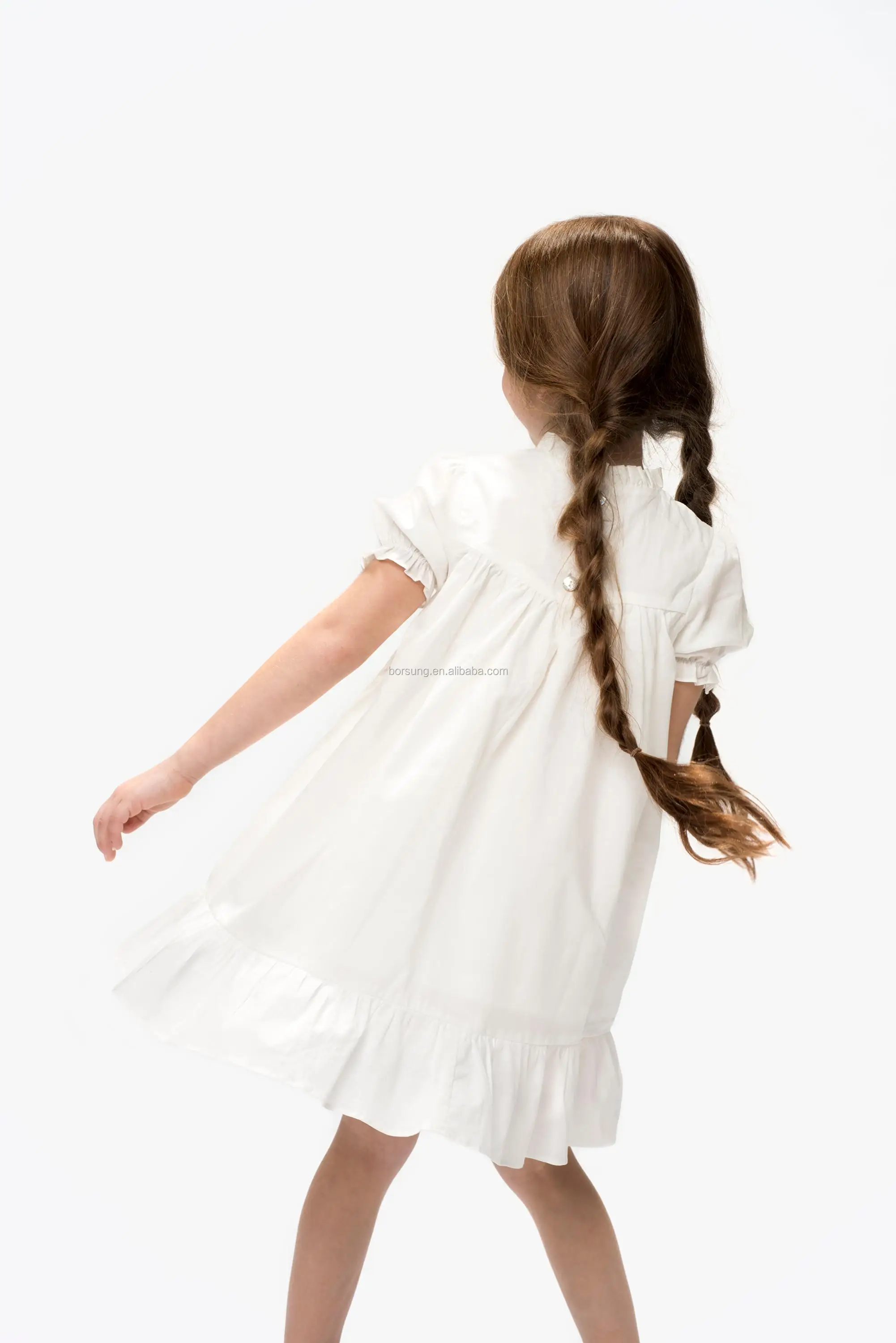 plain white summer dress
