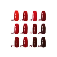 Free shipping Red Wine Series 6pcs Inail Gel Nail Polish 15ml 12 colors for choice