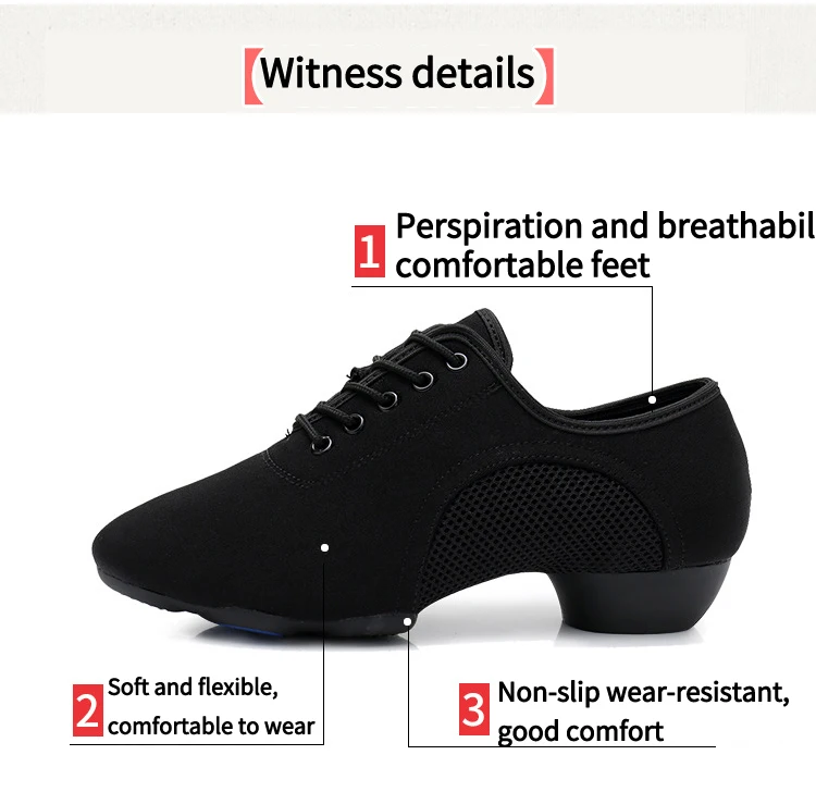 Jazz Dance Neutral Dance Shoes Oxford Cloth Soft Bottom High Quality Jazz Dance Shoes